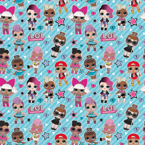 LOL Surprise Gift Wrap, 30in x 5ft, 1ct