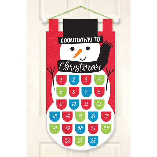 Snowman Felt Advent Calendar