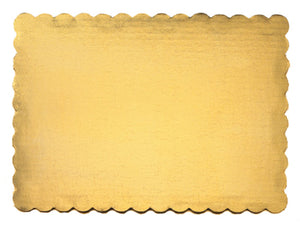 Cake Board Corrugated 1/4 Sheet Gold