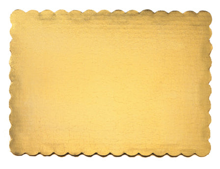 Cake Board Corrugated 1/4 Sheet Gold