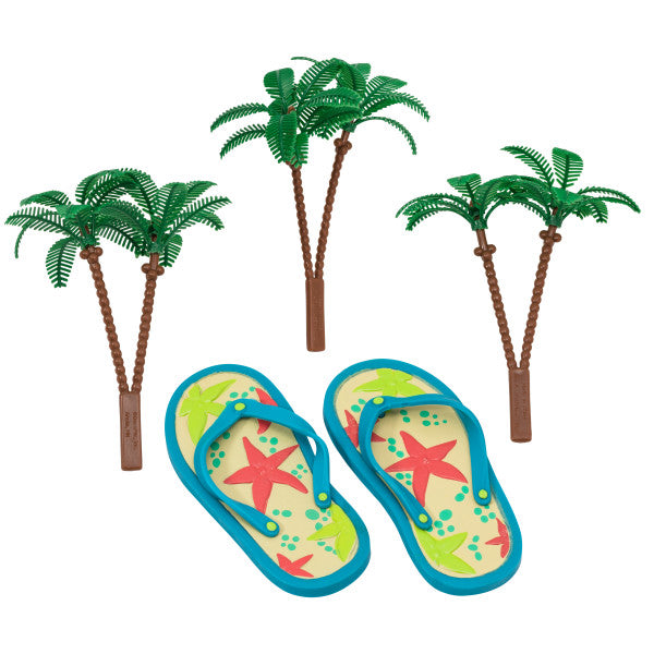 Summer Flip Flops DecoSet® and Edible Image Background