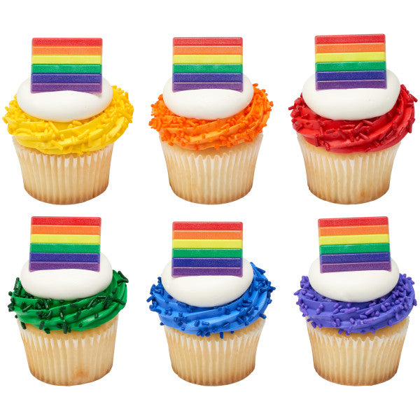 Pride Cupcake Rings