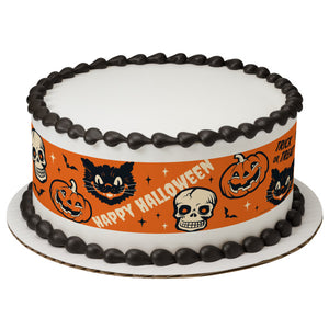 Frightful Halloween Edible Cake Topper Image Strips