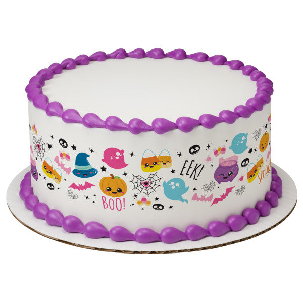 Halloween Cuties Edible Cake Topper Image Strips