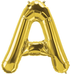 34" Letter A Gold Balloon, 1ct