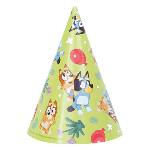 Bluey Party Hats, 8ct