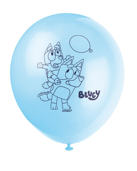 Bluey 12" Latex Balloons, 8ct