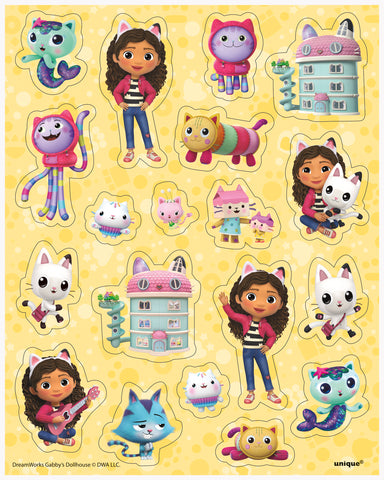 Gabby's Dollhouse Sticker Sheets, 4ct