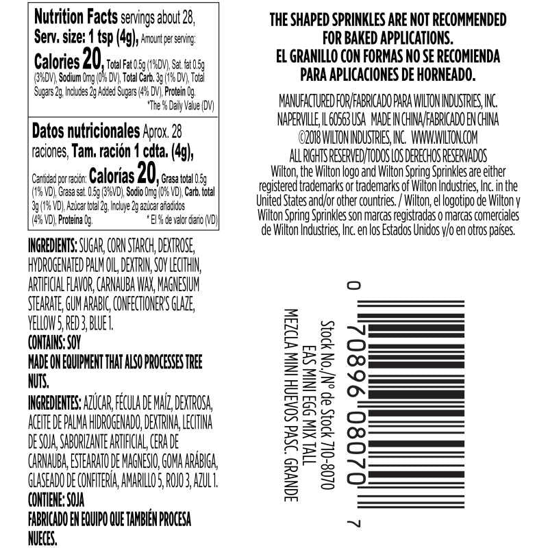 Easter Eggs with Grass Mix Sprinkles, 4 oz.