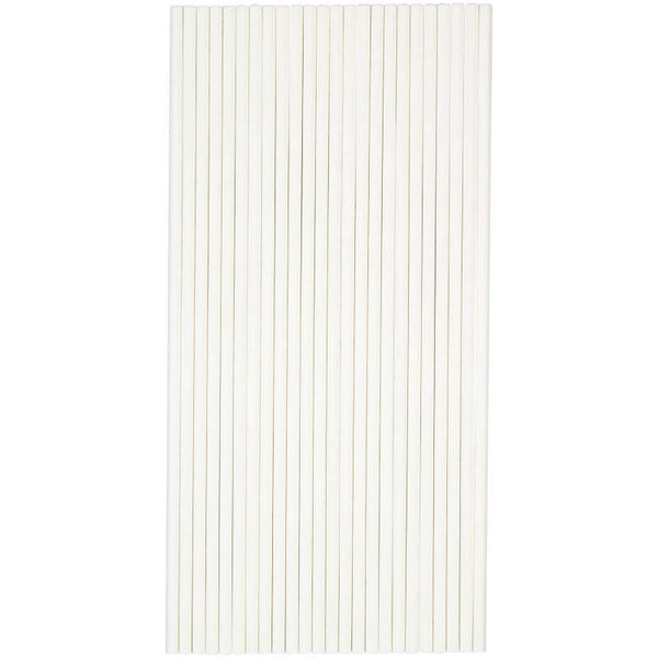 8-Inch White Treat Sticks, 25-Count