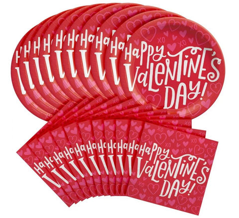 Love Notes Value Pack, Plates and Napkins
