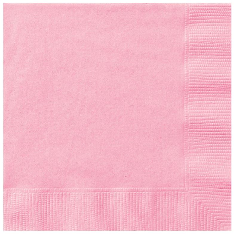Lovely Pink Solid Luncheon Napkins, 20ct