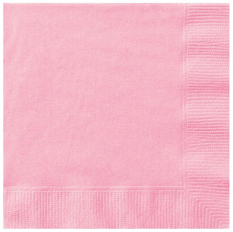 Lovely Pink Solid Luncheon Napkins, 20ct