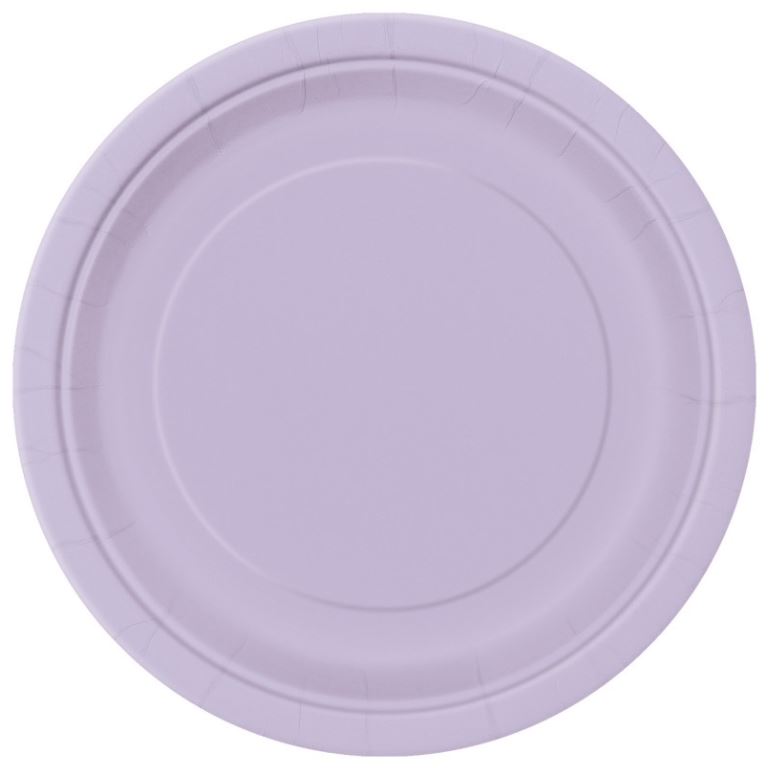 Lavender Solid Round 9" Dinner Plates, 8ct