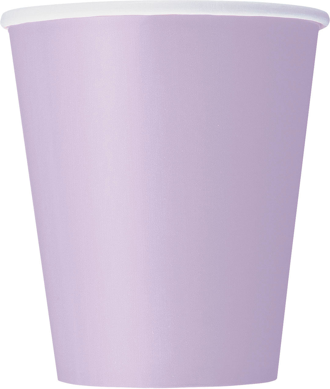 Lavender Solid 9oz Paper Cups, 8ct