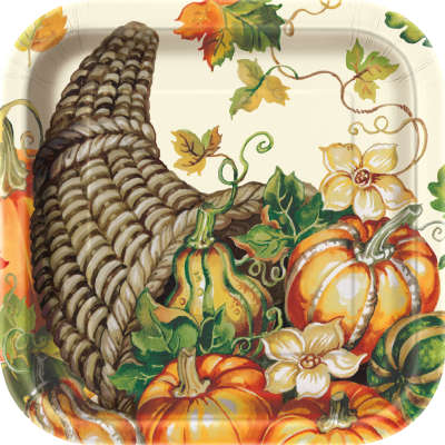 Harvest Pumpkins Disposable Tableware