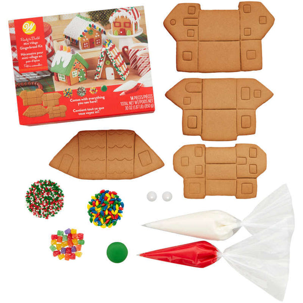 Ready to Build Mini Village Gingerbread House Kit