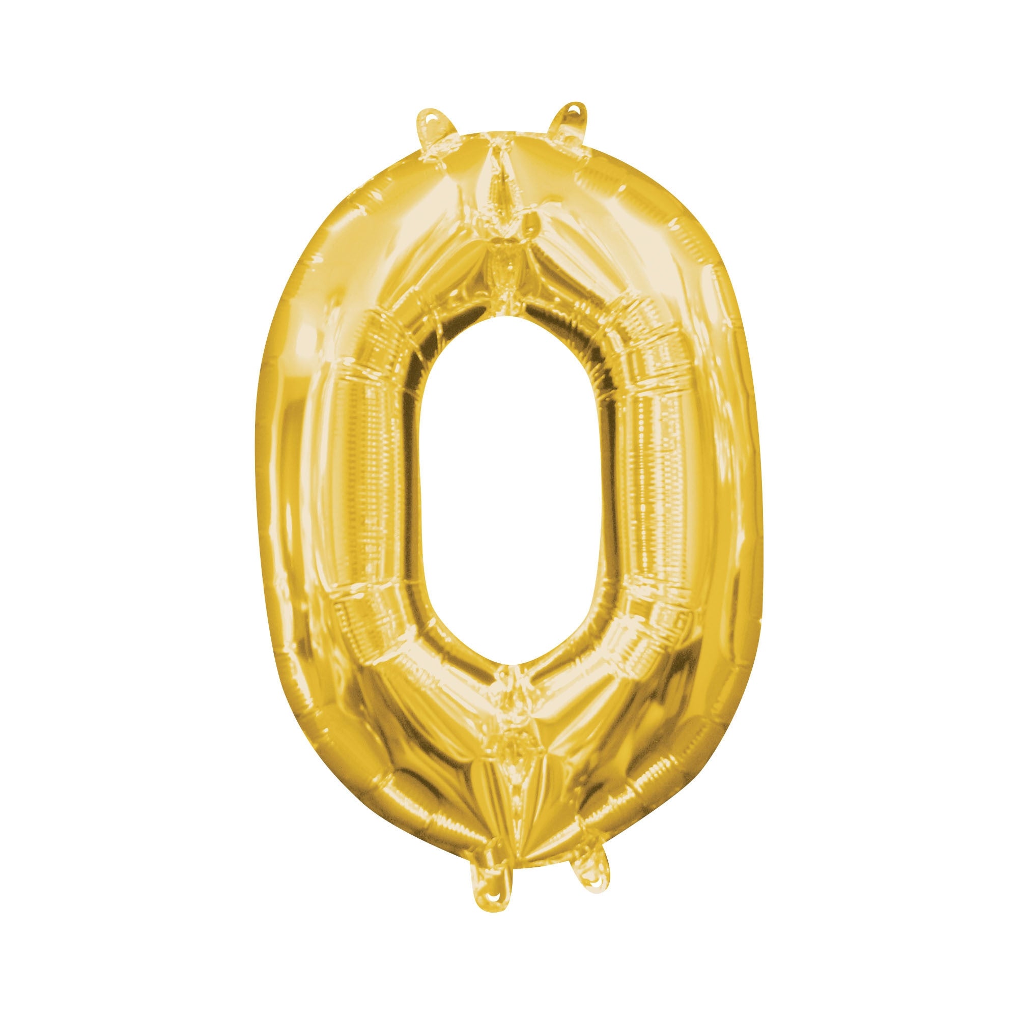 Balloon Air-Filled Number "0"- Gold