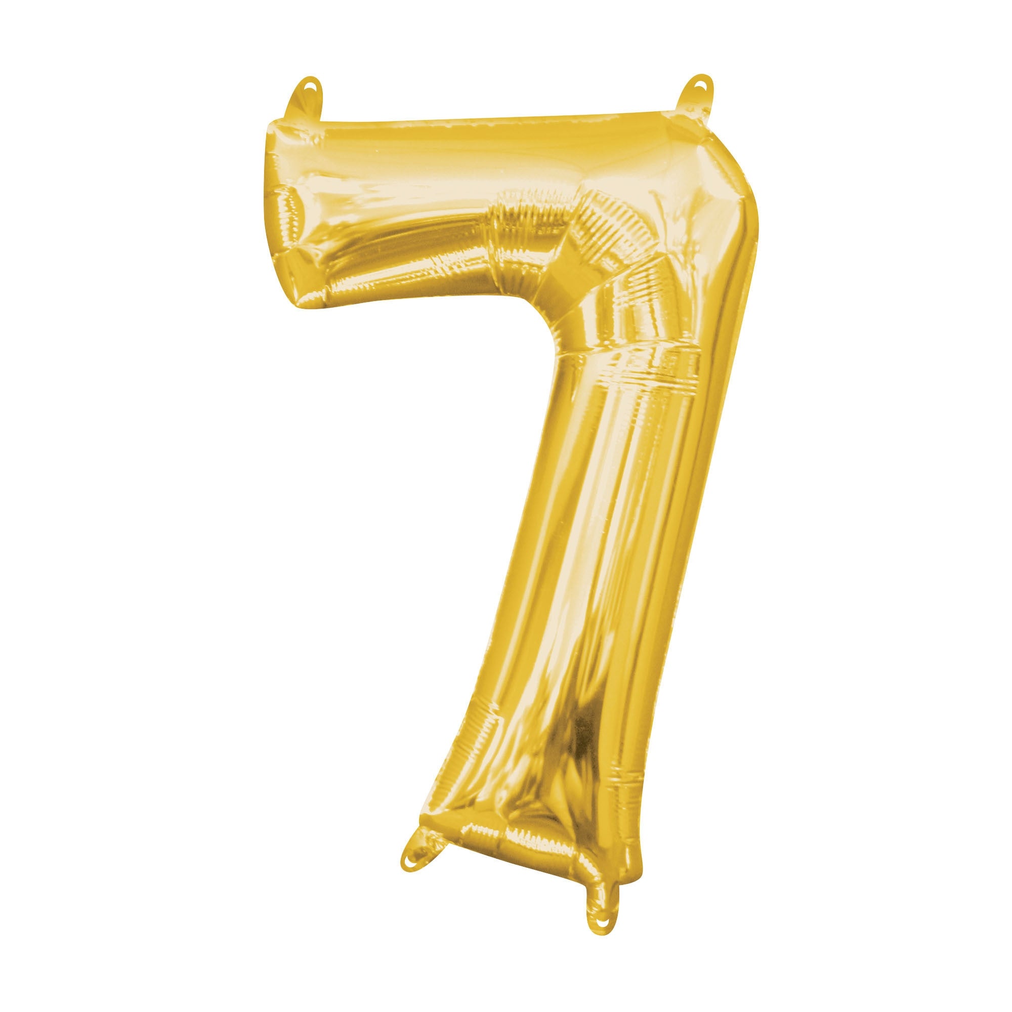 Balloon Air-Filled Number "7"- Gold