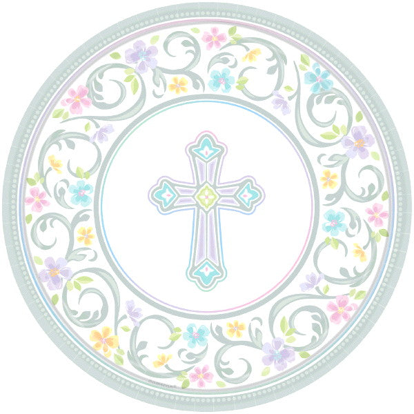 Blessed Day Round Plates, 10 1/2"