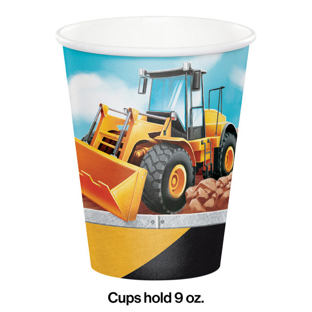 Big Dig Construction Printed Cups