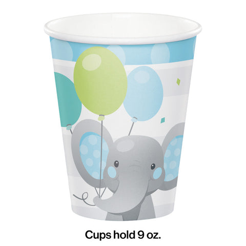 Blue Enchanted Elephant Printed Cups