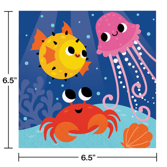 Ocean Celebration Luncheon Napkins