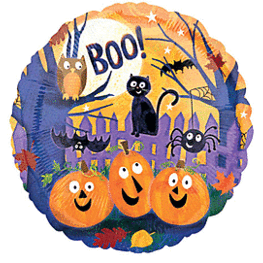 18" Halloween Scene Balloon