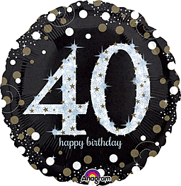 Sparkling Birthday 18" Balloon - 40