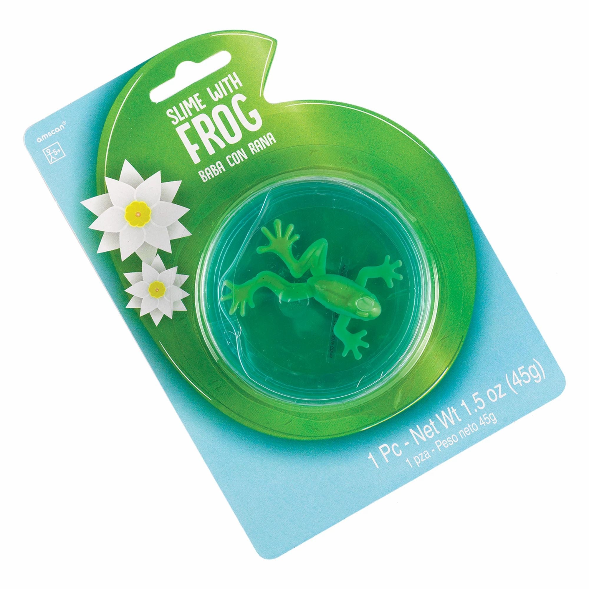 Container of Slime w/Frog Favor, 1ct