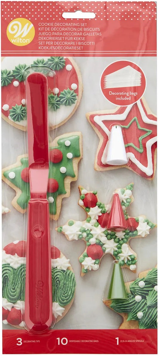 Juego de decoración de galletas con espátula 