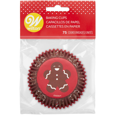 Gingerbread Person Baking Cups, 75ct