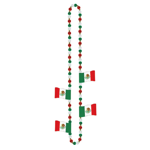 Mexican Flag Necklace, 1ct