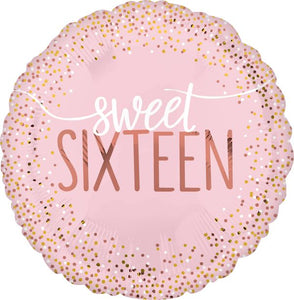 17" Sweet Sixteen Blush Balloon