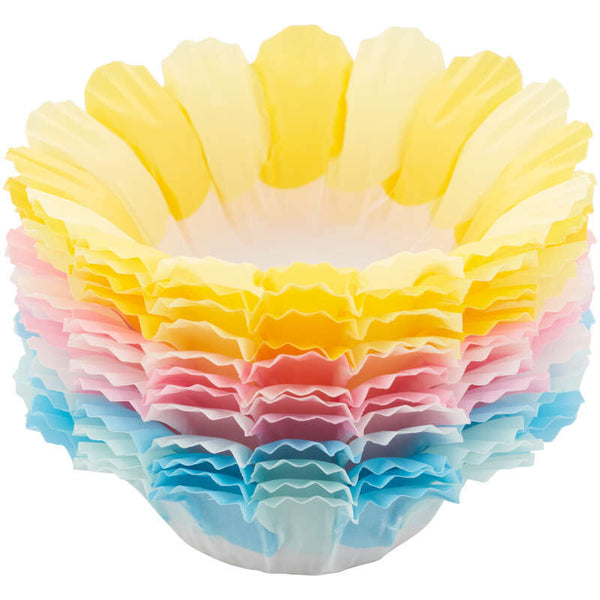 Large Flower Baking Cups, 12-Count