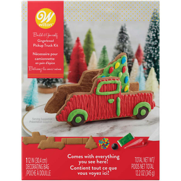 Build it Yourself Gingerbread Pickup Truck Decorating Kit