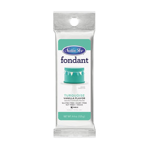 Turquoise Vanilla Fondant - 4.4oz Packet