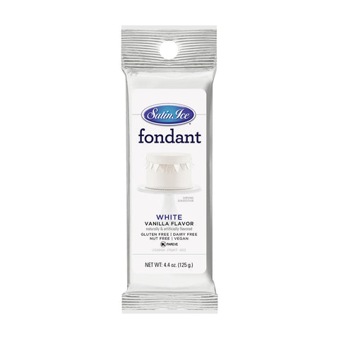 White Vanilla Fondant - 4.4oz Packet