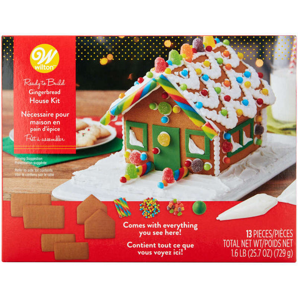 Ready to Build Bright Gingerbread House Kit