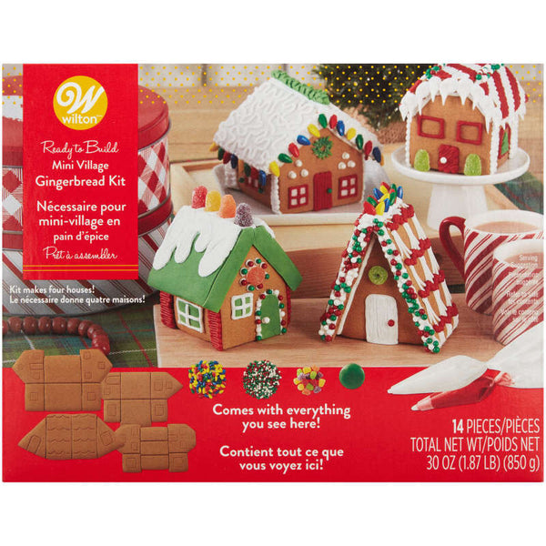 Ready to Build Mini Village Gingerbread House Kit