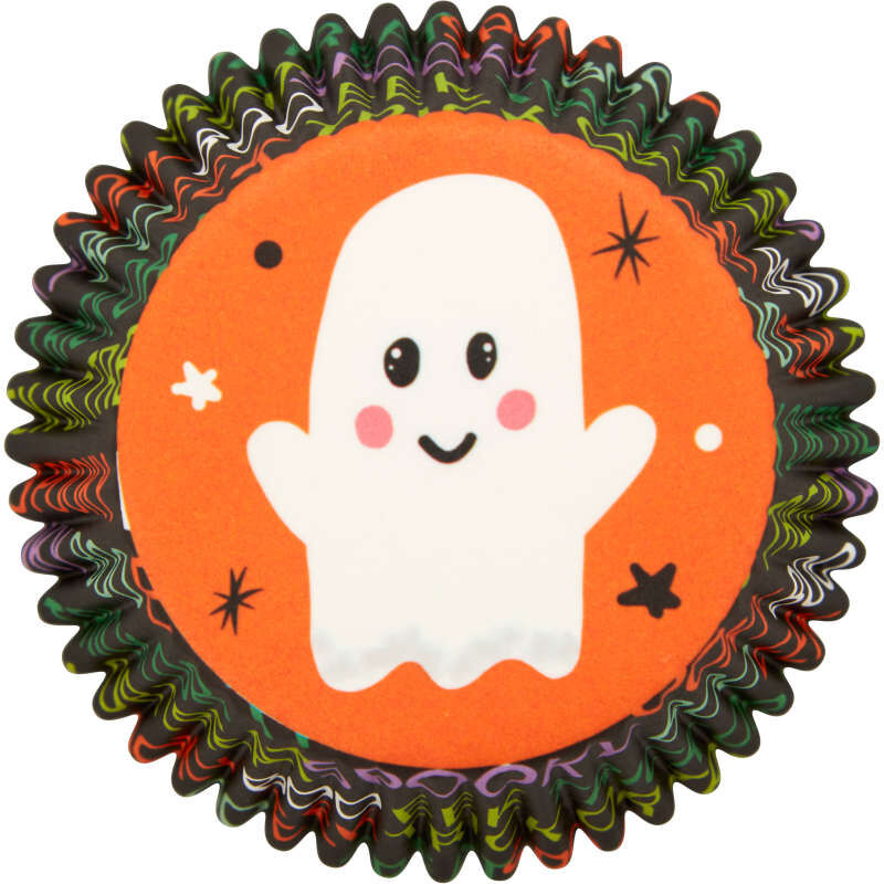 Halloween Ghost Standard Baking Cups, 75ct