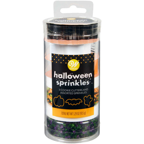Halloween Sprinkles and Mini Cutters 5pc Set