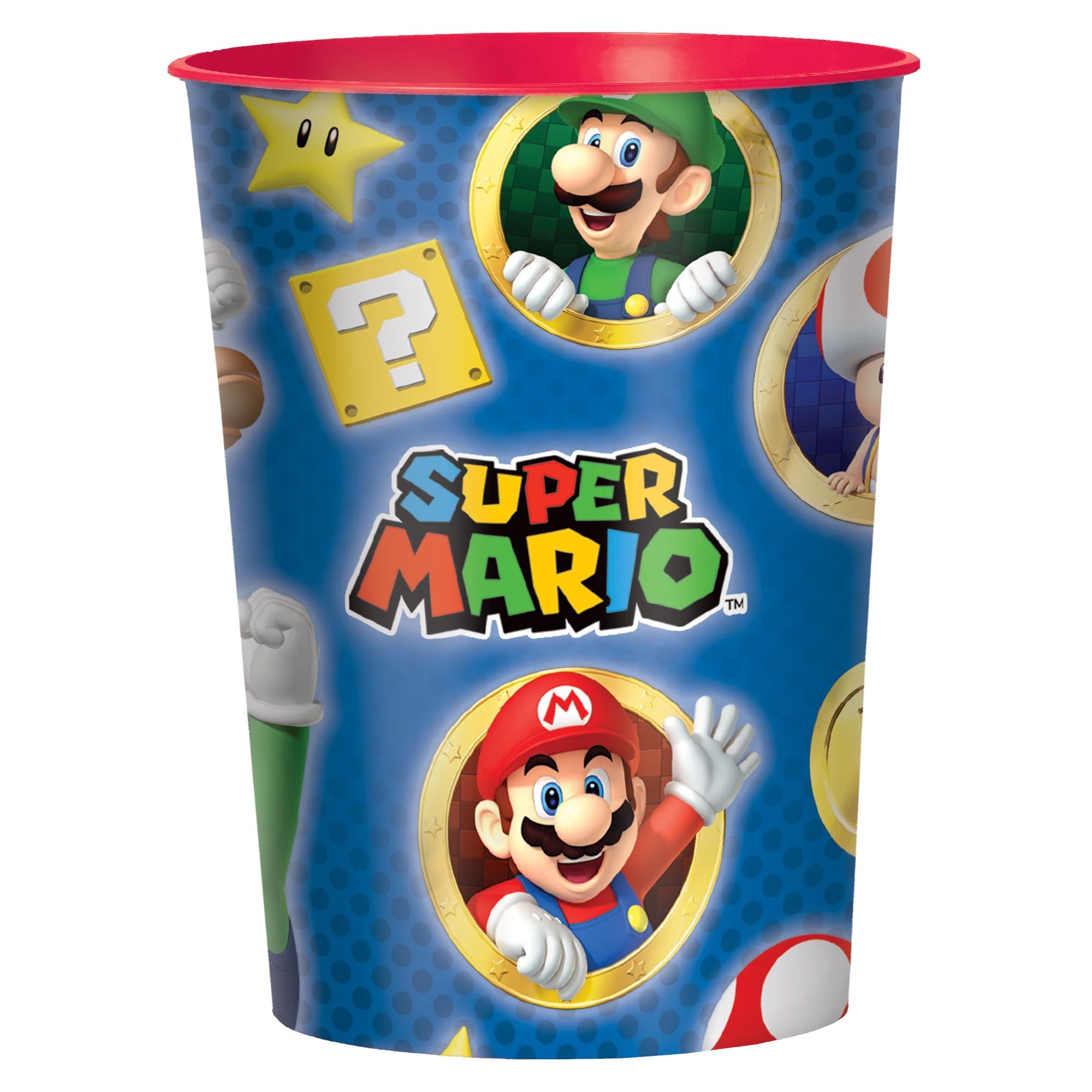 Super Mario Brothers™ 16oz Metallic Favor Cup, 1ct