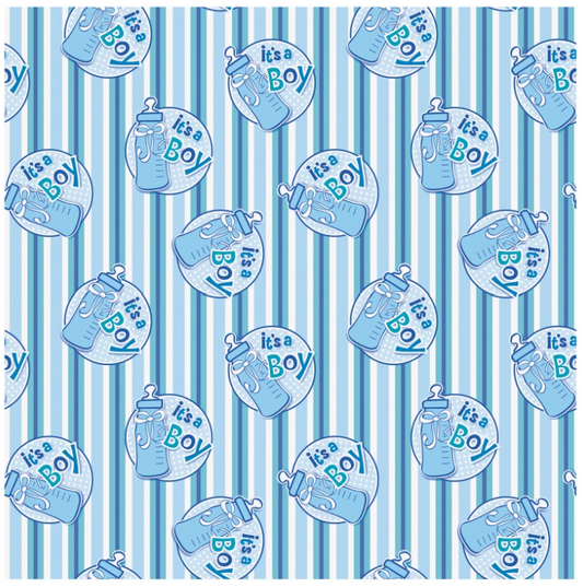 Es un papel de regalo para botella de niño, 30 "x 5 pies