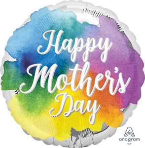 Happy Mother's Day Watercolor 17" Foil Balloon