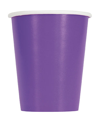 Neon Purple Cups, 8ct
