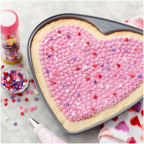 Giant Heart-Shaped Non-Stick Cookie Pan