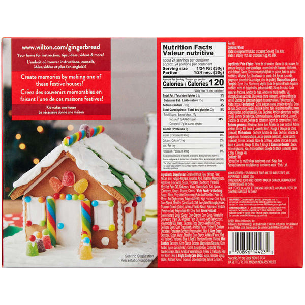 Ready to Build Bright Gingerbread House Kit