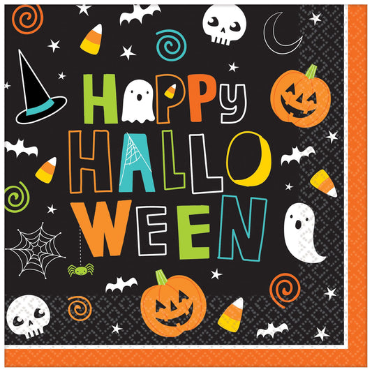 Hallo-Ween Friends Lunch Napkins, 125ct