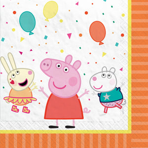 Peppa Pig Confetti Party Luncheon Napkin